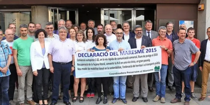 Preservem el Maresme critica que CIU comarcal és l’únic partit que no ha signat la 'Declaració del Maresme 2015'