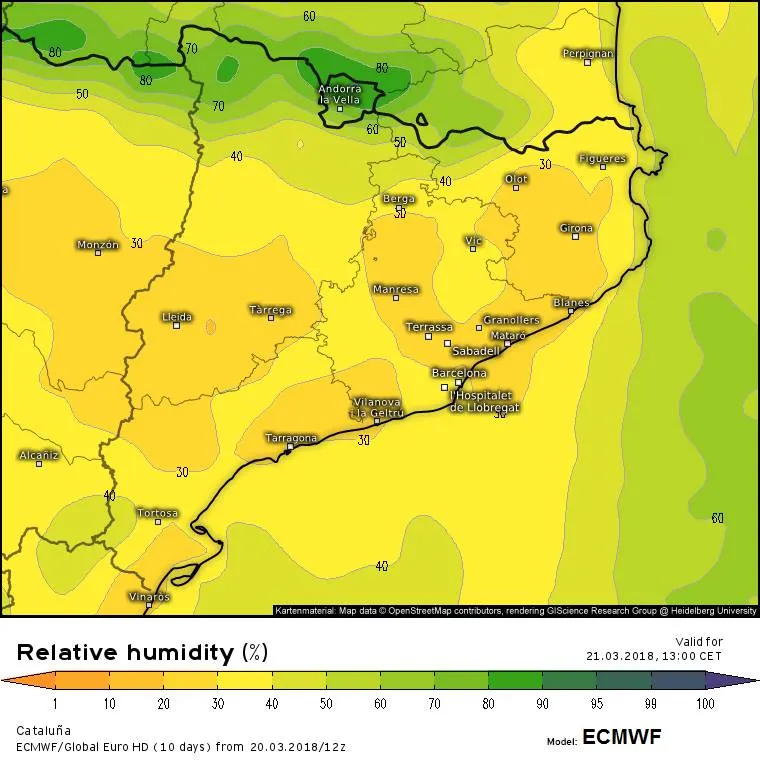 Bon temps a l'espera d'una nou front amb pluja i fred