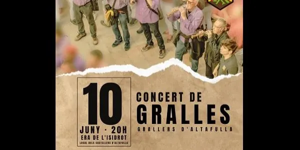 Un concert dels Grallers d'Altafulla dona el tret de sortida als actes de celebració del 50è aniversari dels Castellers d'Altafulla