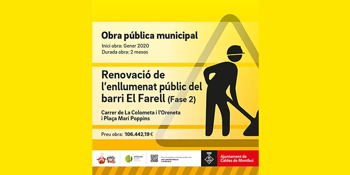Comencen les tasques de renovació de l'enllumenat del barri de El Farell