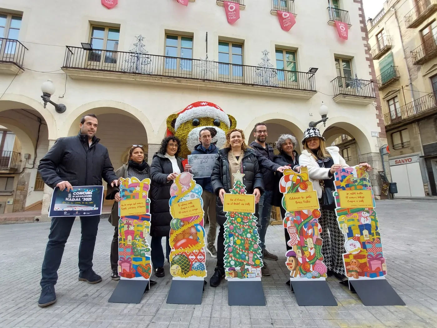 Valls presenta diferents accions de dinamització del comerç per aquest Nadal