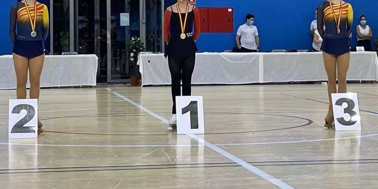 Les patinadores inline d'Arenys de Munt tornen del Campionat d'Espanya amb dues plates i un bronze