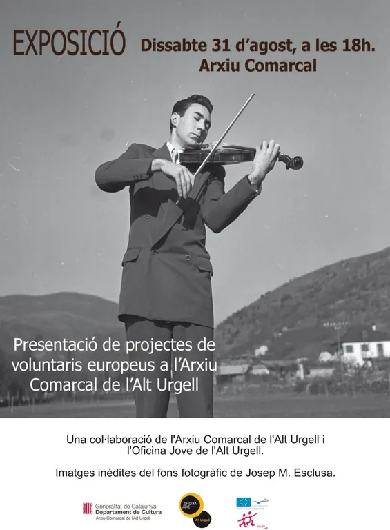 Els voluntaris europeus de l'Oficina Jove de l'Alt Urgell exposen els seus projectes