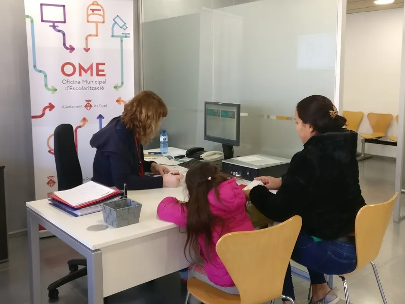 L'Oficina Municipal d'Escolarització es troba a l'OAC. Foto: Ajuntament de Rubí