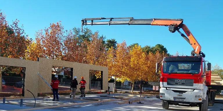 El CTFC construeix un laboratori de la fusta al polígon d'Olius