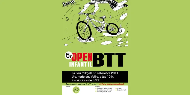 La Seu acollirà aquest dissabte l'Open Infantil BTT Alt Urgell 2011