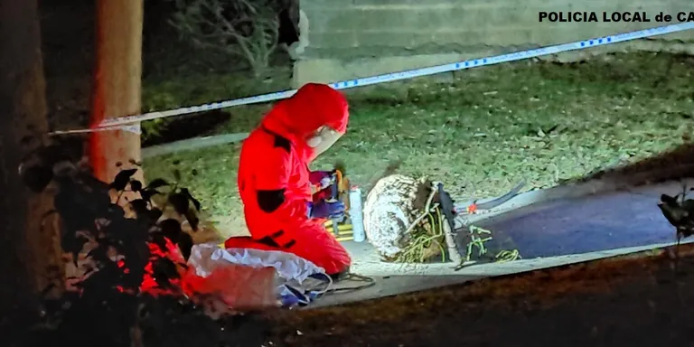 Destrueixen un niu de vespes velutines molt perjudicials per les abelles al barri Nou Cambrils