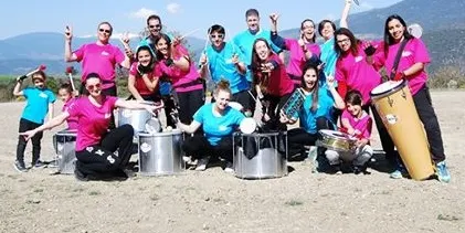 Els grups BatukaSeu i Batokatú d'Oliana participen al Break, un concurs de batucades