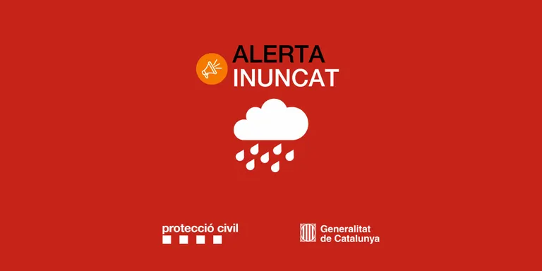 Protecció Civil activa l'Alerta del Pla INUNCAT per la previsió de pluges intenses aquest cap de setmana