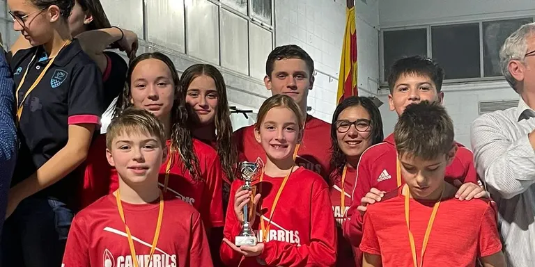 Cinc esportistes del Cambrils Club Natació pugen al podi al Trofeu de Nadal del Club Natació Tàrraco