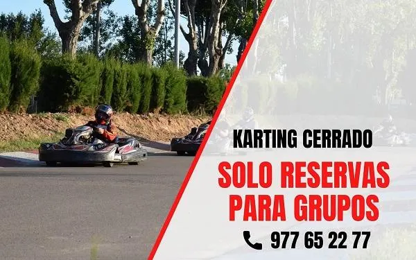 El Kàrting Altafulla només obrirà les instal·lacions per a grups que facin reserva prèvia