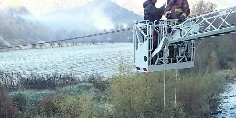 Dues persones ferides amb contusions diverses en un accident a Ribera d'Urgellet
