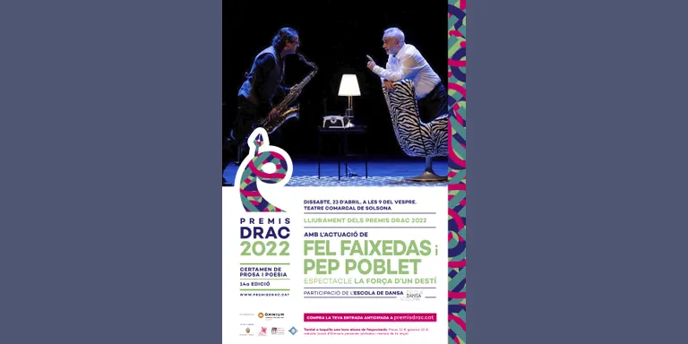 Fel Faixedas i Pep Poblet protagonitzaran l'actuació dels Premis Drac d'enguany