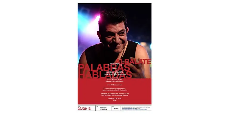 David Albalate porta a Arfa el seu espectacle 'Palabras Habladas'