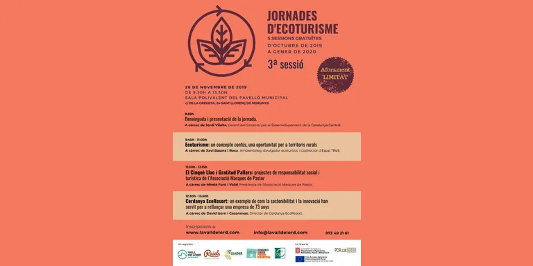 Experiències en ecoturisme d'altres parts de Catalunya, a la tercera sessió de les Jornades d'Ecoturisme de la Vall de Lord
