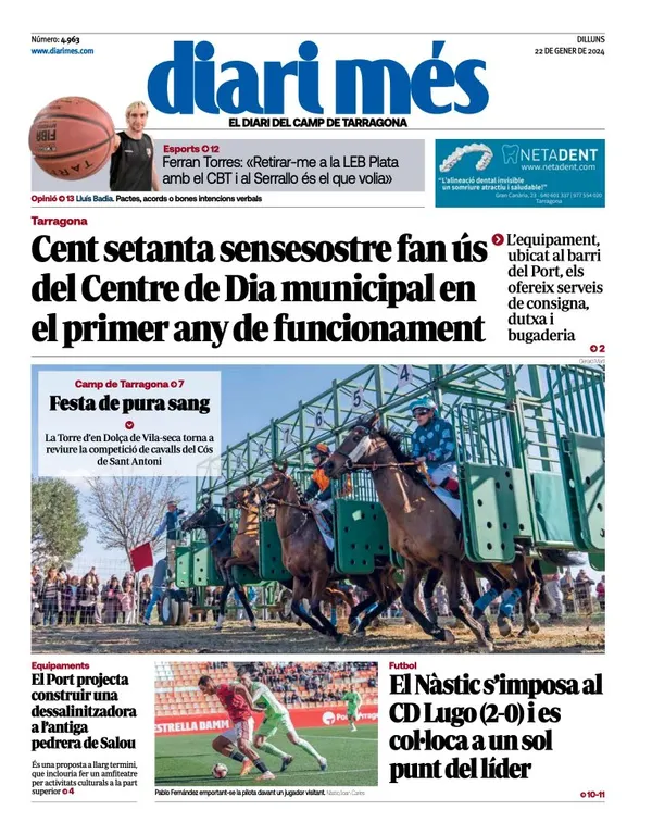 Cop d'ull als diaris d'aquest dilluns 22 de gener