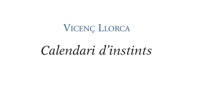 Vicenç Llorca presenta a Organyà 'Calendari d'instints'