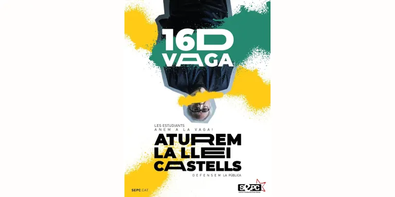 Seguiment desigual a la Seu d'Urgell de la vaga en contra de la futura llei estatal d'universitats