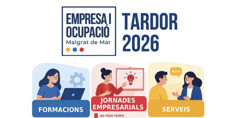 Els cursos i formacions que Empresa i Ocupació ofereix aquesta tardor s’iniciaran la setmana que ve