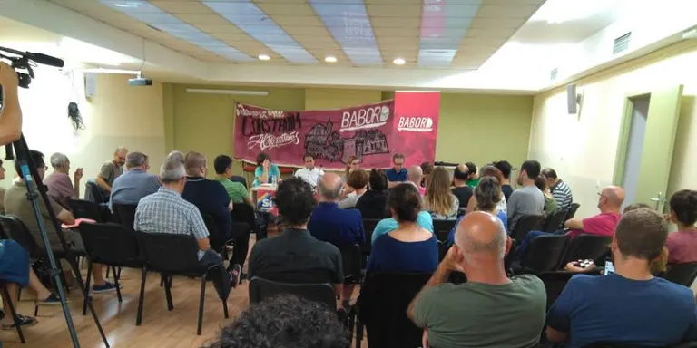 Acte organitzat per Babord el 6 de juny