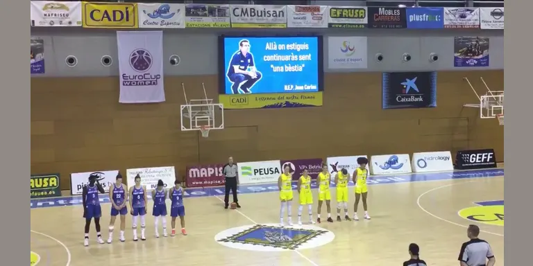 El Sedis Bàsquet recorda Joan Carles Pié en el quart partit del Cadí La Seu a l'EuroCup