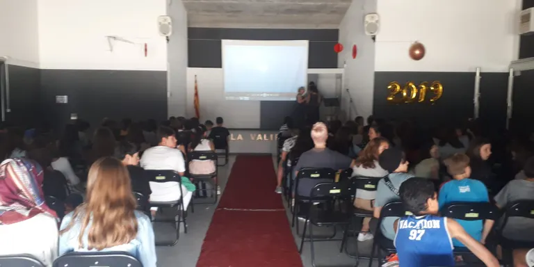 Alumnes de l'Institut La Valira presenten els seus curtmetratges