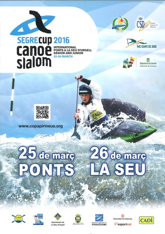 La Segre Cup d'eslàlom segueix creixent amb 145 palistes de vuit països