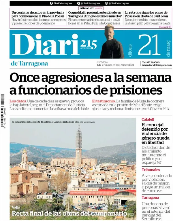 Cop d'ull als diaris d'aquest dijous 21 de març