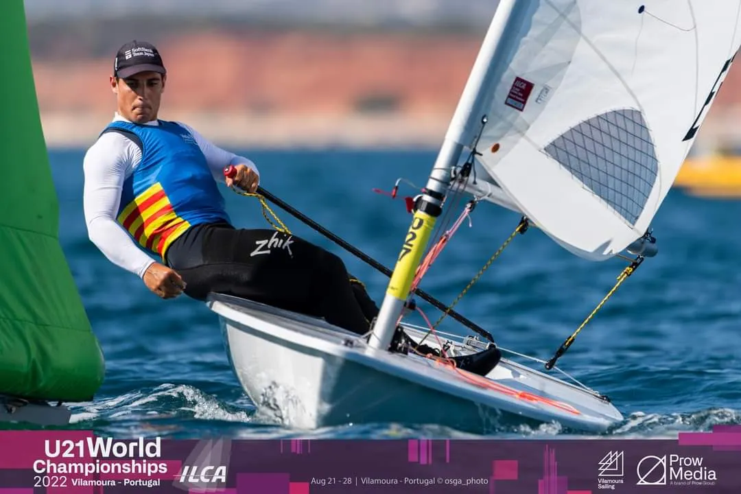El regatista Ricard Castellví obté el sisè lloc al Campionat del Món Sots 21 d’Ilca 7
