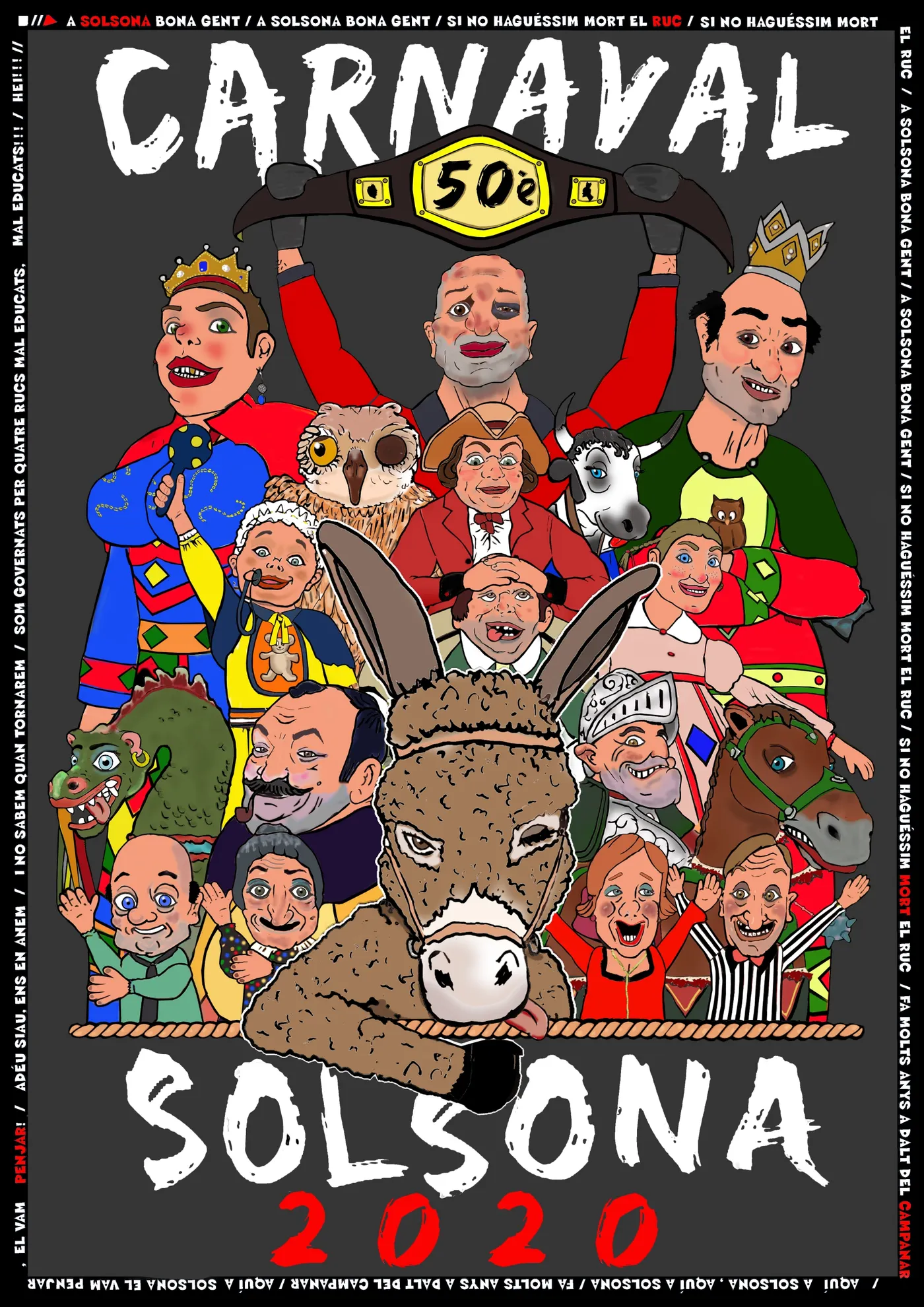 Els socis del Carnaval poden escollir el cartell de la propera edició en línia