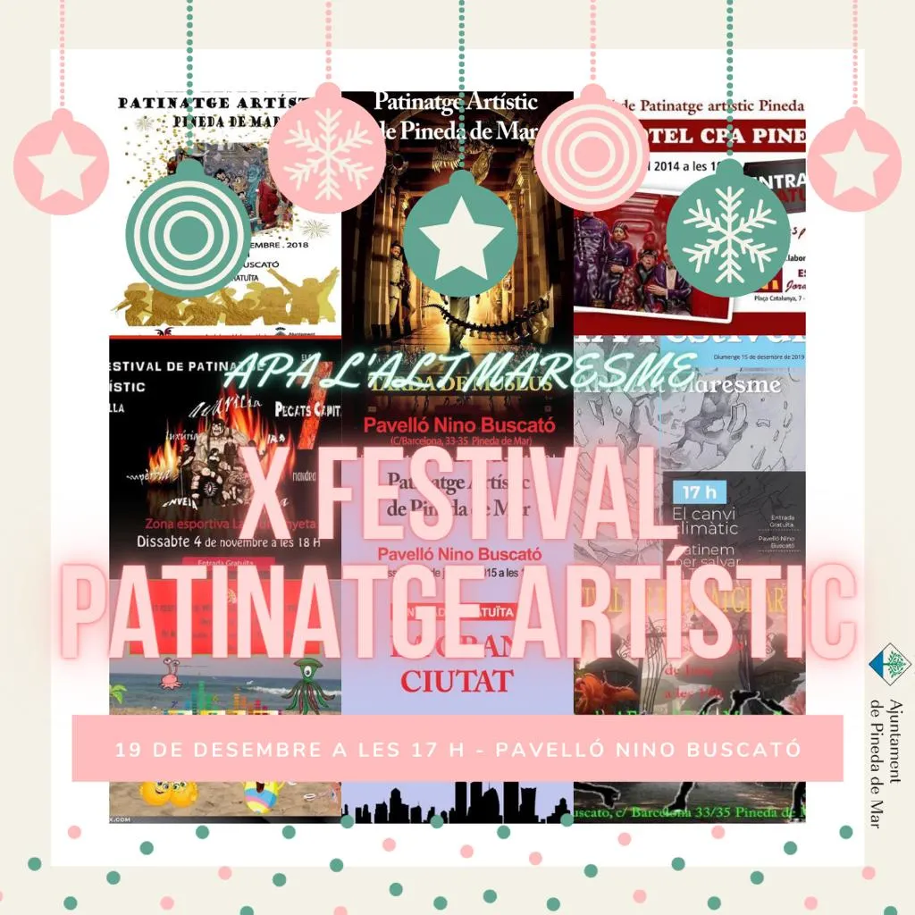 El Patinatge Artístic de l'Alt Maresme celebra el seu festival artístic a Pineda