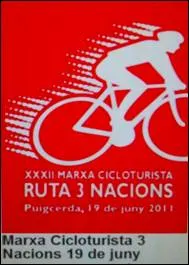 A punt la 32a Ruta Tres Nacions de cicloturisme