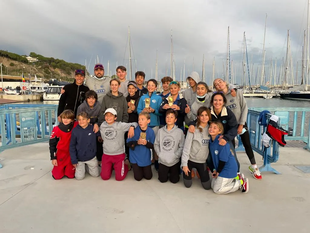 Gran paper de l’equip d’Optimist del Club Nàutic de Cambrils al 32è Premi Principat d’Andorra