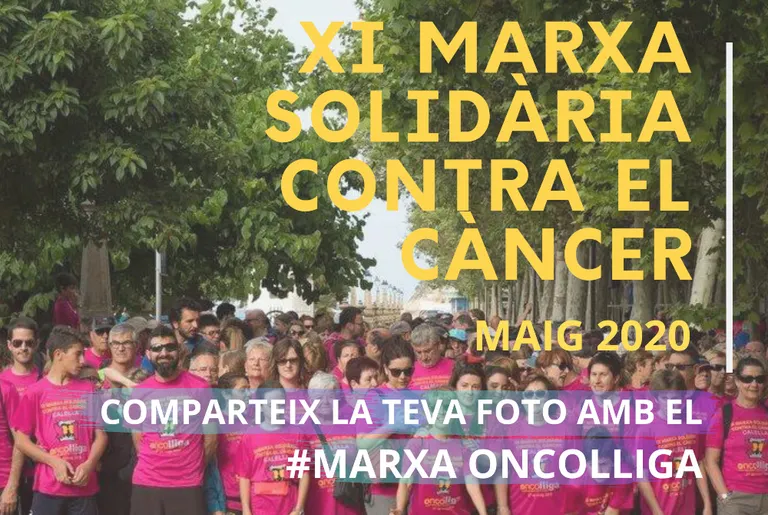 Oncolliga farà la XI Marxa Solidària contra el Càncer de forma virtual