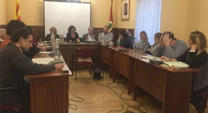 Moment del ple d'aquesta tarda 