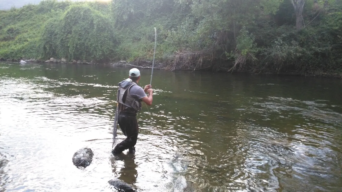 Selectiu del Campionat de Catalunya de pesca amb mosca, celebrat a la Seu