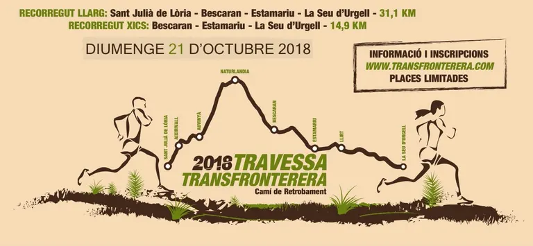 Sisena edició de la Travessa Transfronterera, enguany amb meta a la Seu d'Urgell