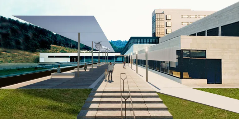 Comencen les obres per renovar l'accés principal de l'Hospital de Blanes