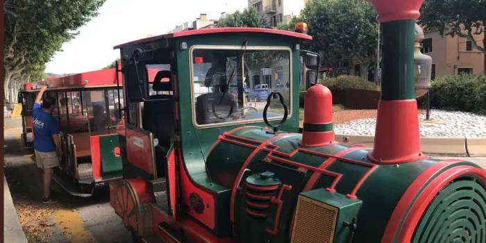 Nombroses persones han pujat al trenet turístic aquests primers dies