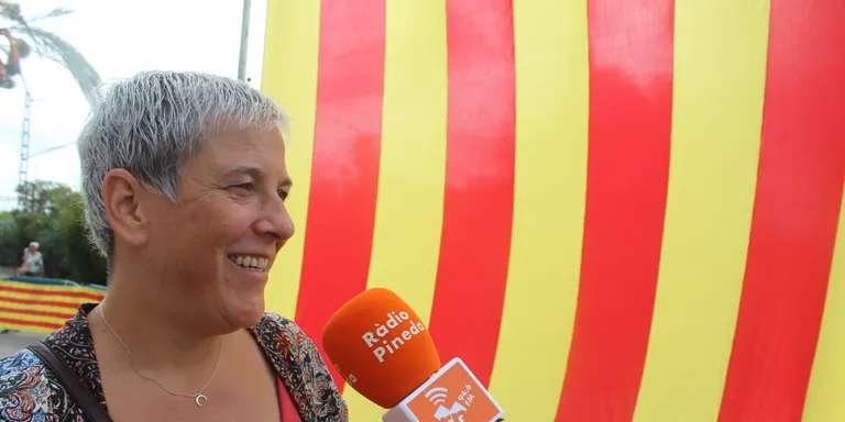 Acte de presentació de Mònica Palacín (ERC-JxP) com a candidata a l'alcaldia de Pineda amb Oriol Junqueras
