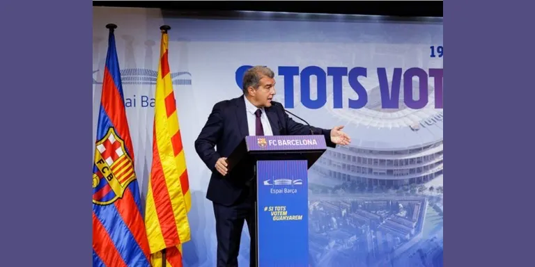 Laporta demana l’aprovació del finançament de l’Espai Barça