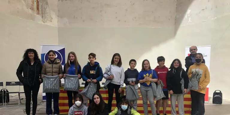 Alumnes de les escoles de la Seu d'Urgell participen a l'activitat 'Compartim notícies'