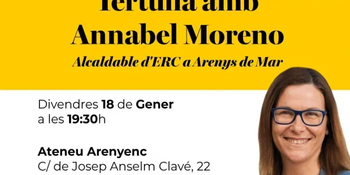 Birres per la República organitza una tertúlia amb la candidata d’ERC a Arenys, Annabel Moreno