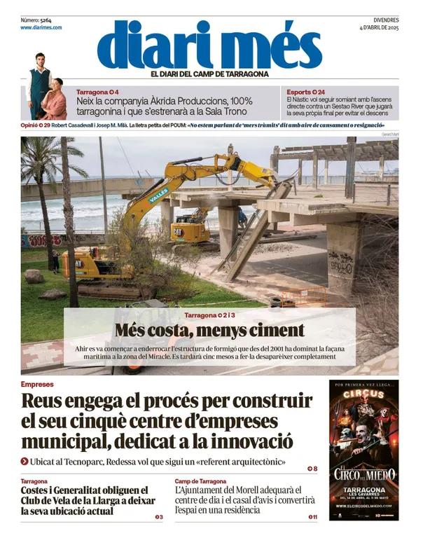 Cop d'ull als diaris d'aquest divendres 4 d'abril