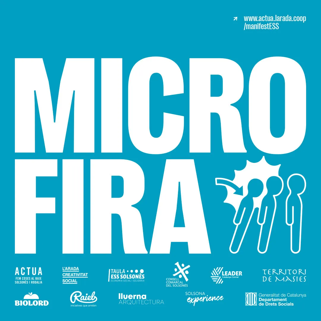 El Consell Comarcal acollirà divendres vinent la segona edició de la Micro Fira de l'Economia Social i Solidària del Solsonès i Rodalia