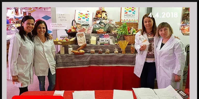 MARTA GONZALEZ Jornada Cistella Saludable del Mercat Municipal i CAP Antonde Borja