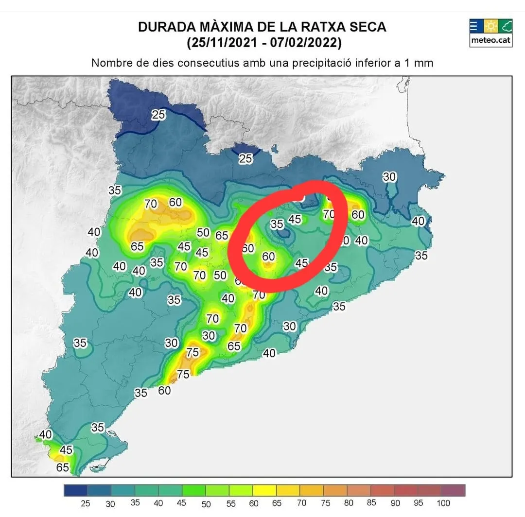 Guixers comença a patir restriccions d'aigua a causa de la sequera