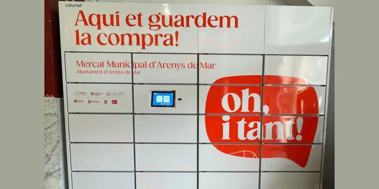 El Mercat Municipal ha instal·lat consignes intel·ligents a l’equipament