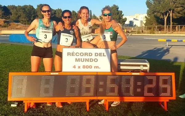 L’atleta Mª José Carabante aconsegueix batre un rècord mundial en el 4x800 relleus F-45