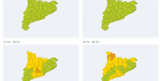 Activada l'alerta pel risc de fort vent al Pirineu i Prepirineu